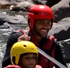 ballade famille en raft apache rafting