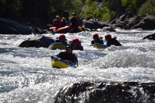 hydro speed en Ubaye